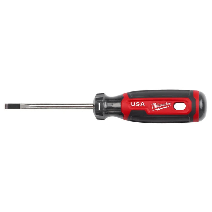 Milwaukee 3/16" Cabinet 3" Cushion Grip Screwdriver (USA) MT211