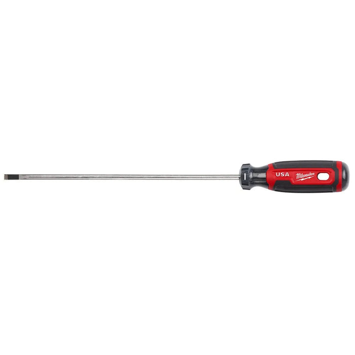 Milwaukee 3/16" Cabinet 8" Cushion Grip Screwdriver (USA) MT213