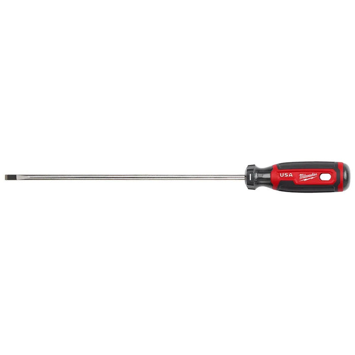 Milwaukee 1/4" Cabinet 10" Cushion Grip Screwdriver (USA) MT214