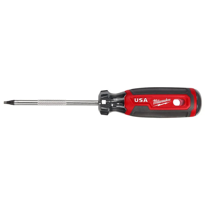 Milwaukee #2 Square 4" Cushion Grip Screwdriver (USA) MT218