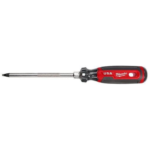 Milwaukee #3 Square 6" Cushion Grip Screwdriver (USA) MT219