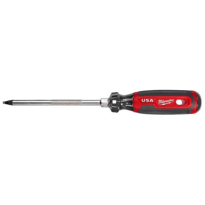 Milwaukee #3 Square 6" Cushion Grip Screwdriver (USA) MT219