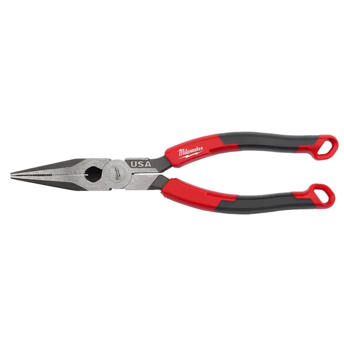 Milwaukee 8" Long Nose Comfort Grip Pliers (USA) MT555