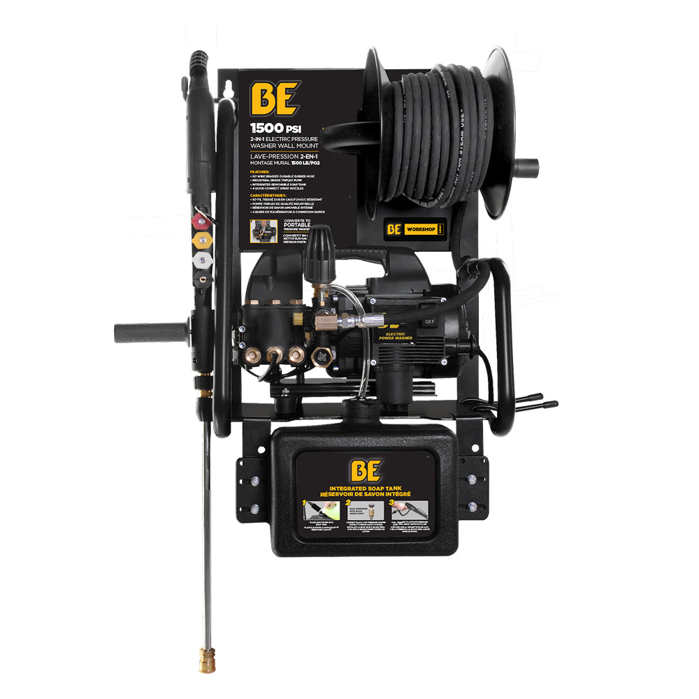 BE P1515EPNW PW, Elec, 1.5HP, 1500PSI@1.6 GPM