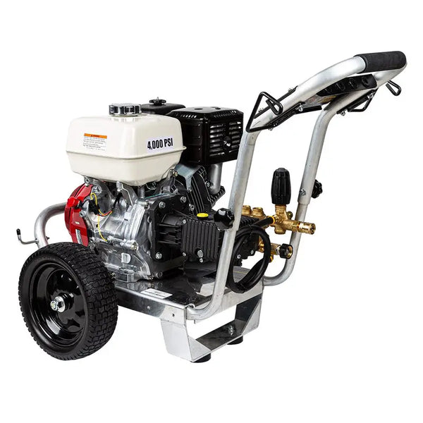 BE 4000 PSI 4.0 GPM Gas Pressure Washer With Honda GX390 Engine And General Triplex Pump