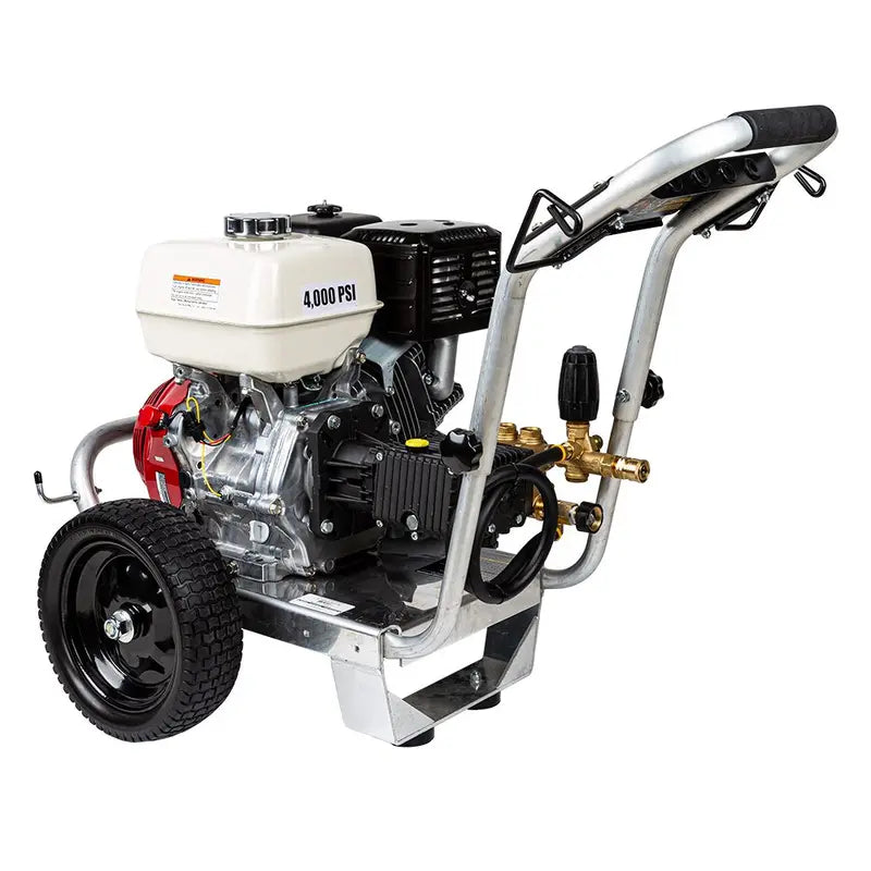 BE 4000 PSI 4.0 GPM Gas Pressure Washer With Honda GX390 Engine And General Triplex Pump