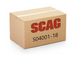 Scag  04001-18  -  BOLT, HEX HEAD, 3/8-16 X 3/4