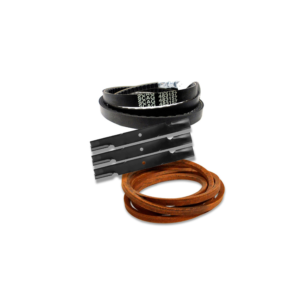 Scag  Cheetah II 61V Deck Drive Belts & Blade Kit OEM