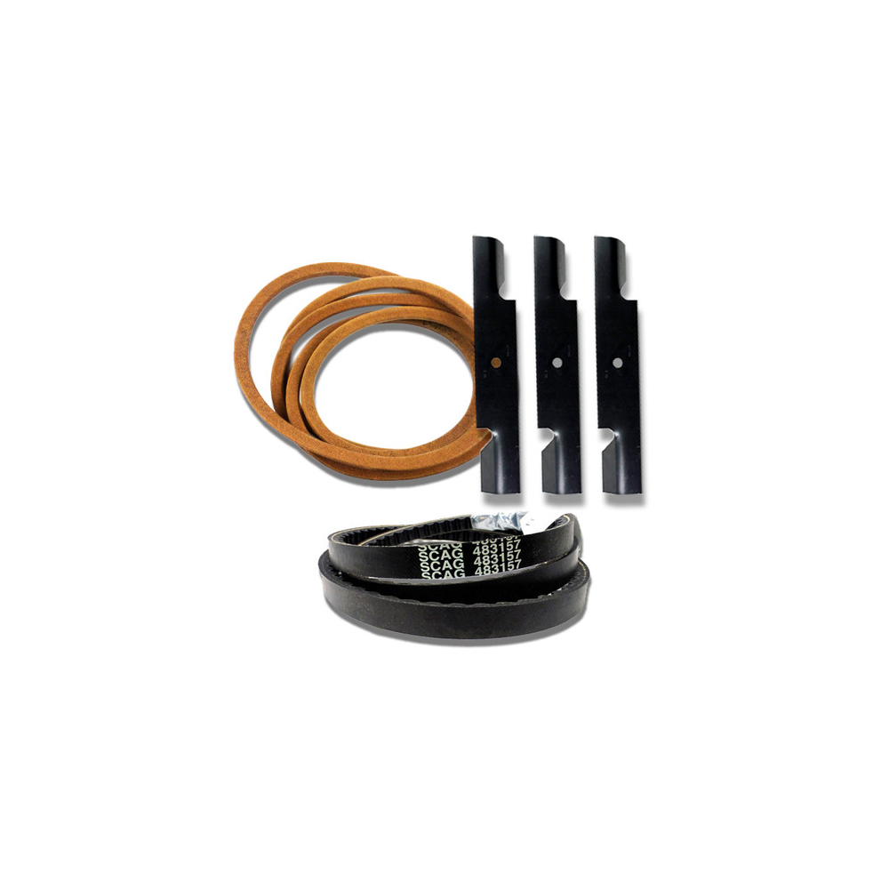 Scag  Tiger Cat II 52V Deck Drive Belts & Blade Kit OEM