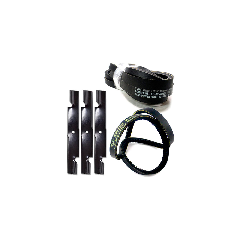 Scag  Turf Tiger 61 and 61V Deck Drive Belts & Blade Kit OEM