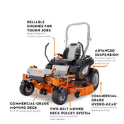 STI RZ552KD 52" ZERO TURN, KAWI Zero Turn Lawnmower