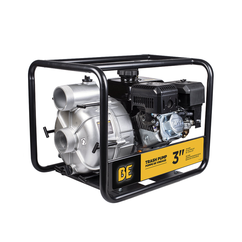 BE TP-3070R Trash Pump, 3" 212CC