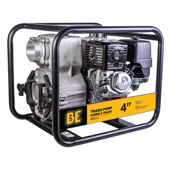 BE 4 Inch Trash Transfer Pump With Honda GX390 Engine