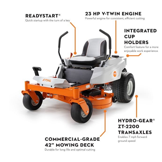 STIHL® RZ 142/ PLUS FREE BG50 BLOWER OR FS56 WEEDEATER