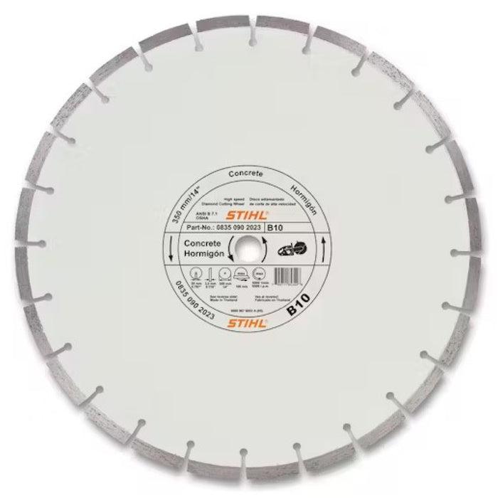 Stihl 0835 090 8051 D-B10 Dimaond Wheel Ø 300mm/12-inch