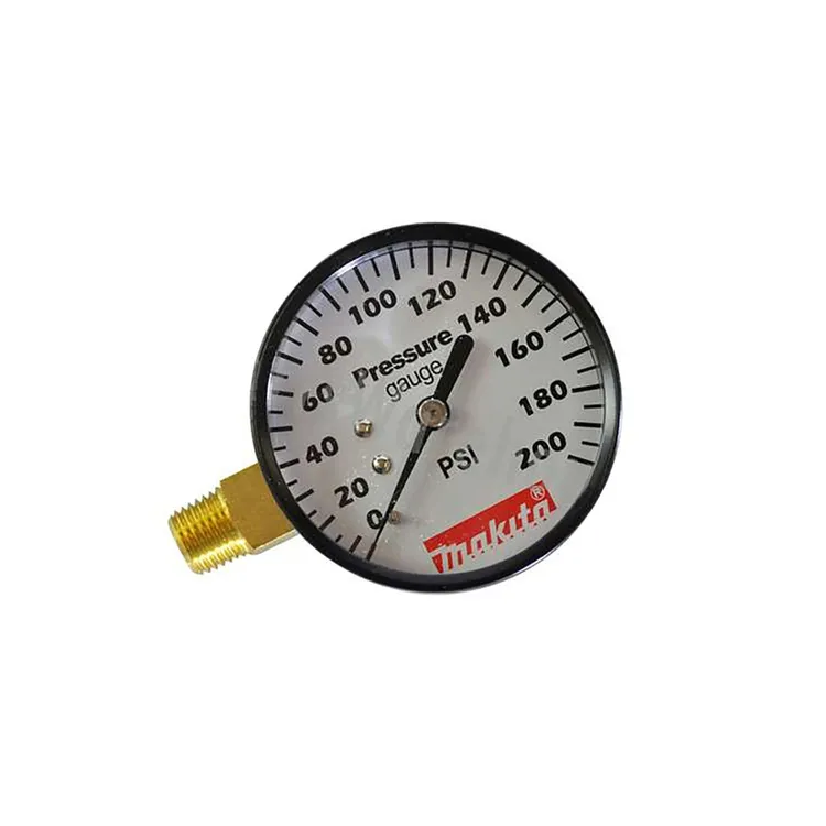 MAKITA 10TT-17 - PRESSURE GAUGE 1/4 IN RIGHT SIDE MAC5501G - Authentic OEM part