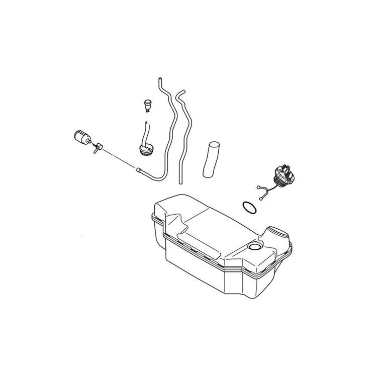 MAKITA 123595-7 - FUEL TANK ASSEMBLY EB7660 - Authentic OEM part