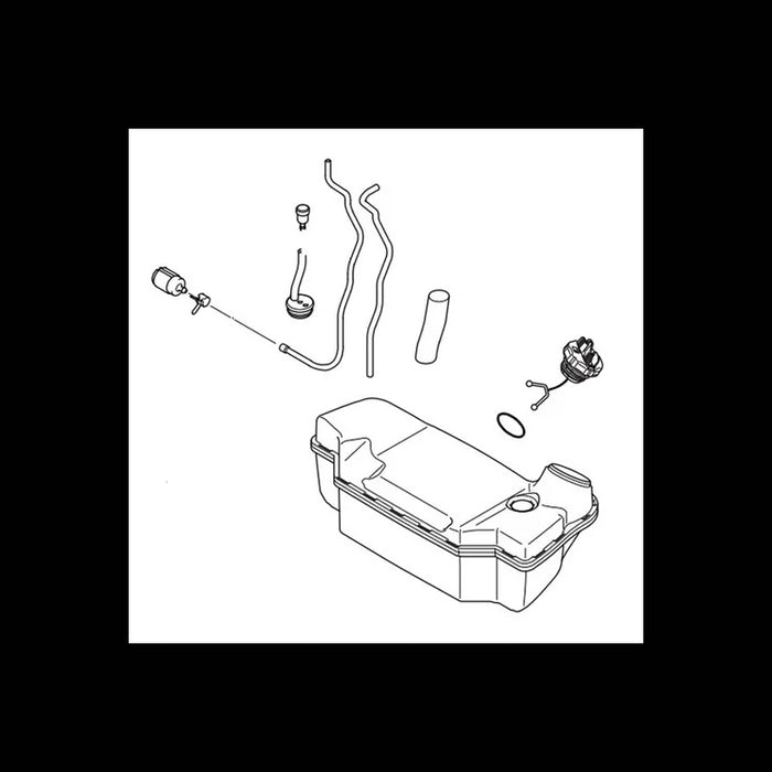 MAKITA 123595-7 - FUEL TANK ASSEMBLY EB7660 - Authentic OEM part