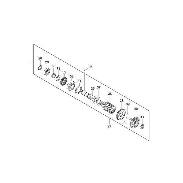 MAKITA 123939-1 - CLUTCH ASSEMBLY 4M DFT045F - Authentic OEM part