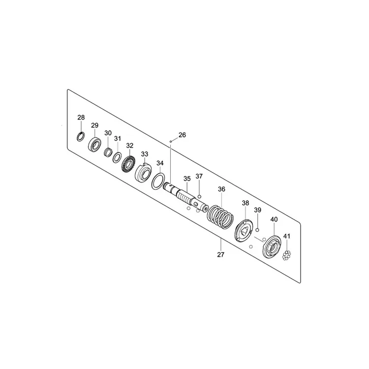 MAKITA 123939-1 - CLUTCH ASSEMBLY 4M DFT045F - Authentic OEM part