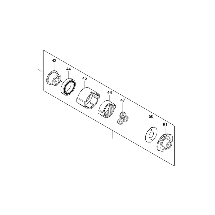 MAKITA 123969-2 - GEAR ASSEMBLY A DFT023F - Authentic OEM part
