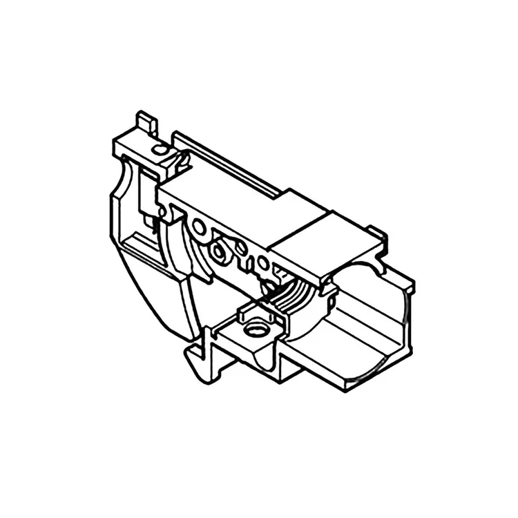 MAKITA 125809-0 - FEEDER BOX ASSEMBLY XRF02 - Authentic OEM part