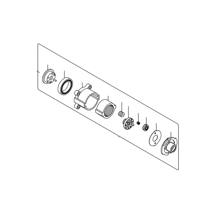 MAKITA 126772-0 - GEAR ASSEMBLY LEFT DFL204F - Authentic OEM part