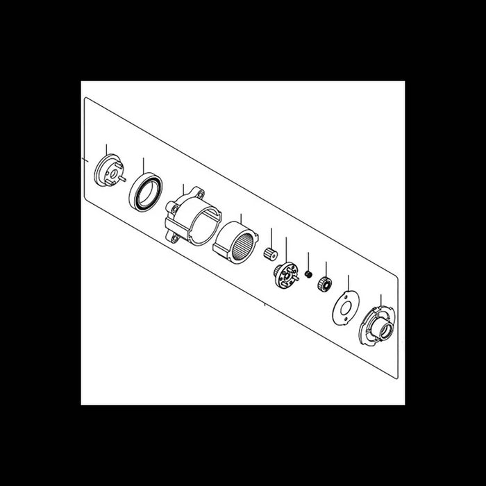 MAKITA 126772-0 - GEAR ASSEMBLY LEFT DFL204F - Authentic OEM part