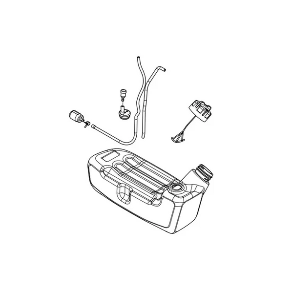 MAKITA 126856-4 - FUEL TANK ASSEMBLY EB5300 - Authentic OEM part