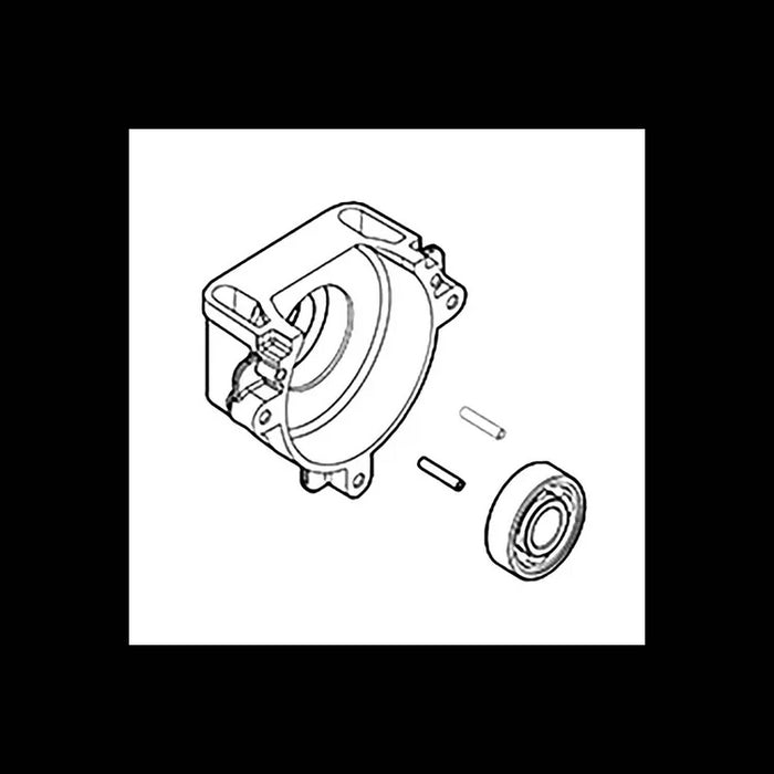 MAKITA 131-111-100 - CRANKCASE MAGNETO SIDE COMPLETE EA5600F - Authentic OEM part