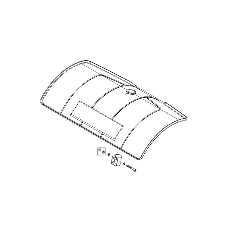 MAKITA 140D97-2 - ROTARY COVER COMPLETE B SW400MP - Authentic OEM part