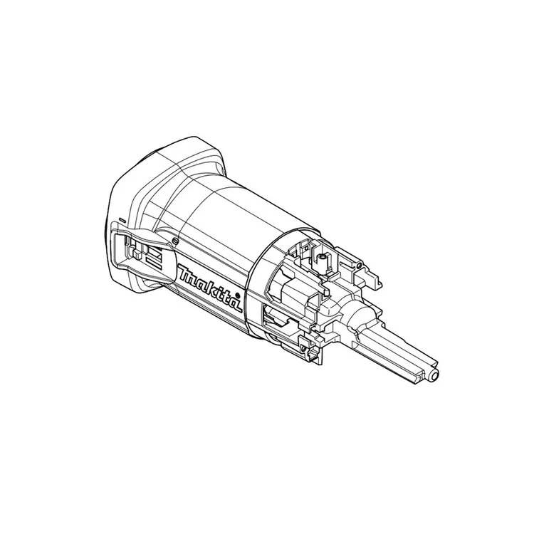 MAKITA 140E97-8 - MOTOR HOUSING COMPLETE PC5010C - Authentic OEM part