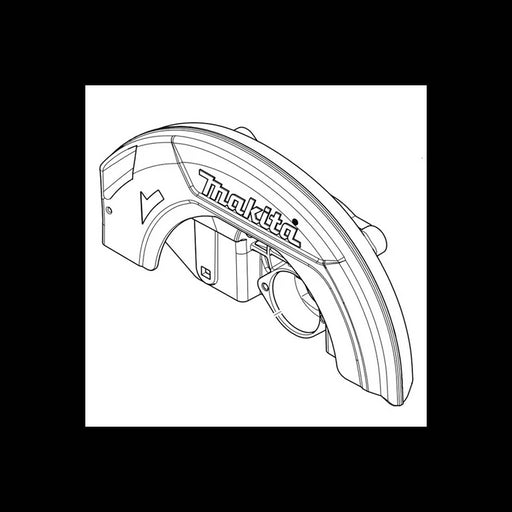 MAKITA 144284-1 - BLADE CASE COMPLETE HS0600 - Authentic OEM part