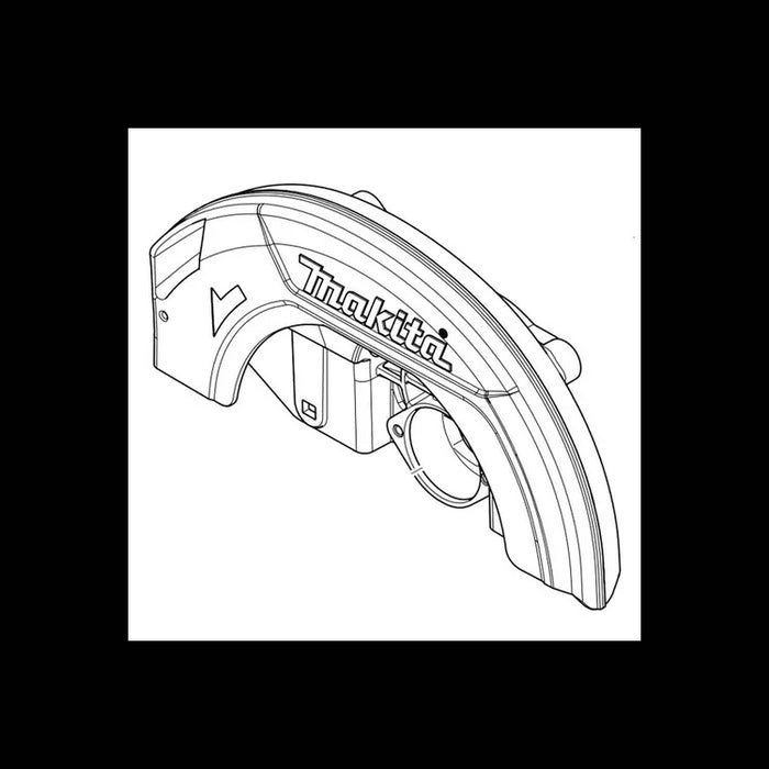 MAKITA 144284-1 - BLADE CASE COMPLETE HS0600 - Authentic OEM part