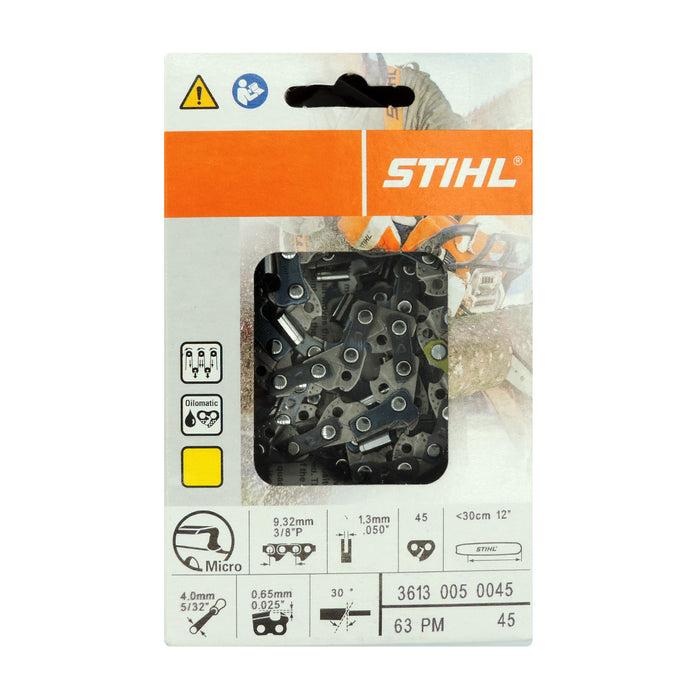 Stihl 3613 005 0045 Chainsaw Chain 12 In. 63PM 45