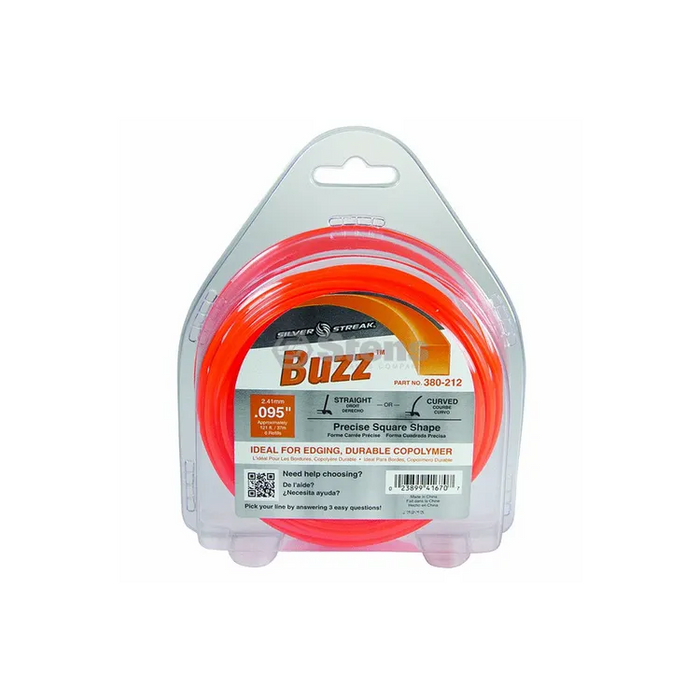 Stens 380-212 - BUZZ TRIMMER LINE .095 1/2 LB. DONUT