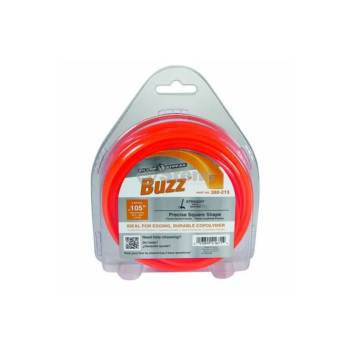 Stens 380-213 - BUZZ TRIMMER LINE .105 1/2 LB. DONUT