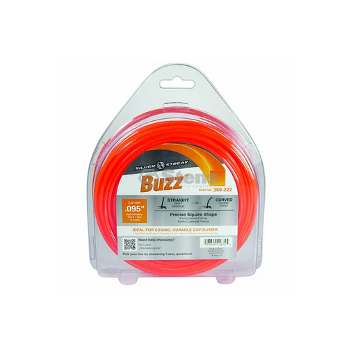 Stens 380-222 - BUZZ TRIMMER LINE .095 1 LB. DONUT