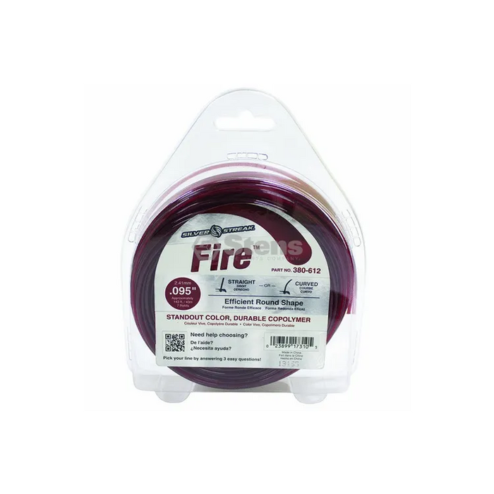 Stens 380-612 - FIRE TRIMMER LINE .095 1/2 LB. DONUT