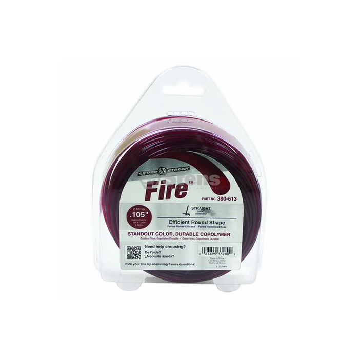 Stens 380-613 - FIRE TRIMMER LINE .105 1/2 LB. DONUT