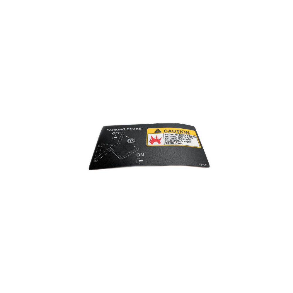 Scag  481137  -  DECAL, RH FENDER