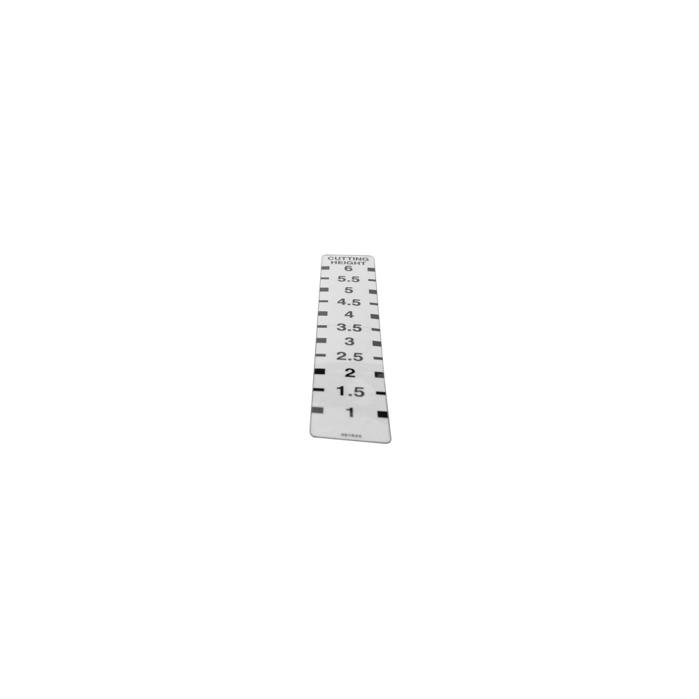 Scag  481543  -  DECAL, CUTTING HEIGHT