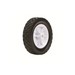 Oregon 72-110 Wheel, Semi-Pneumatic, Ribbed Tread, 10x175, Plastic Gear