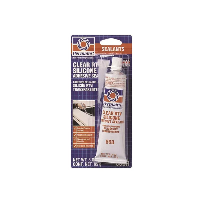 Oregon F80050 Permatex Clear RTV Silicone, 3oz