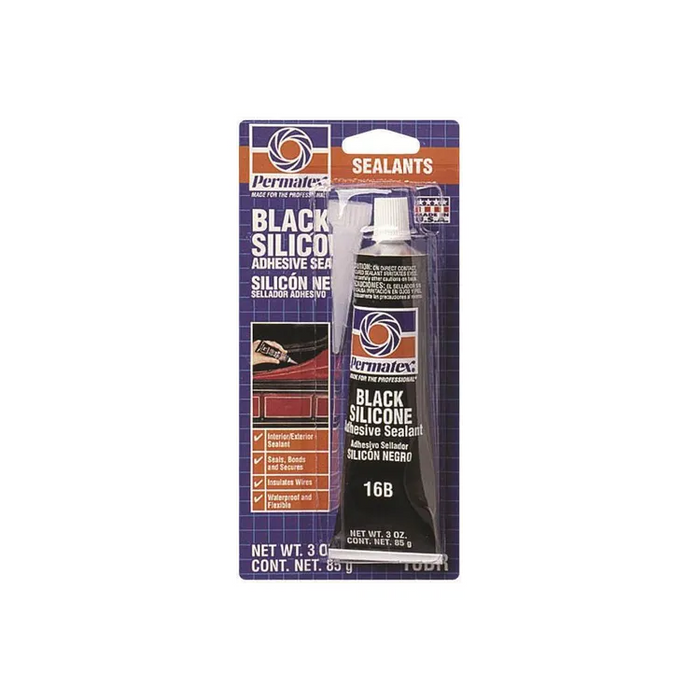 Oregon F81158 Permatex Black RTV Silicone, 3oz