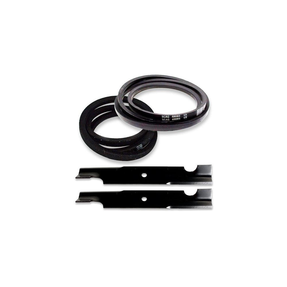 Scag  Walk Behind Lawn Mower 36V Deck Drive Belts & Blade Kit OEM