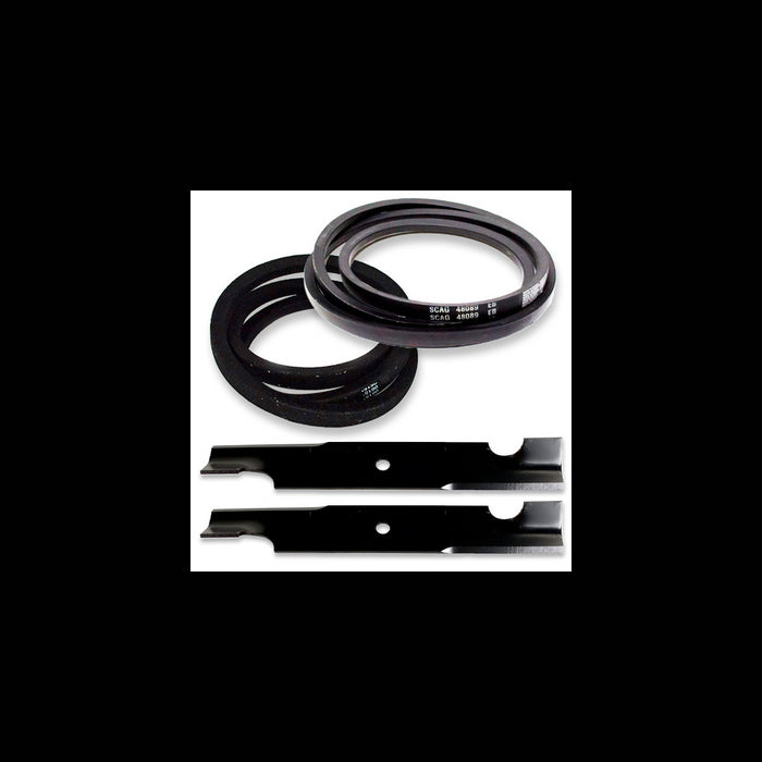 Scag  Walk Behind Lawn Mower 36V Deck Drive Belts & Blade Kit OEM